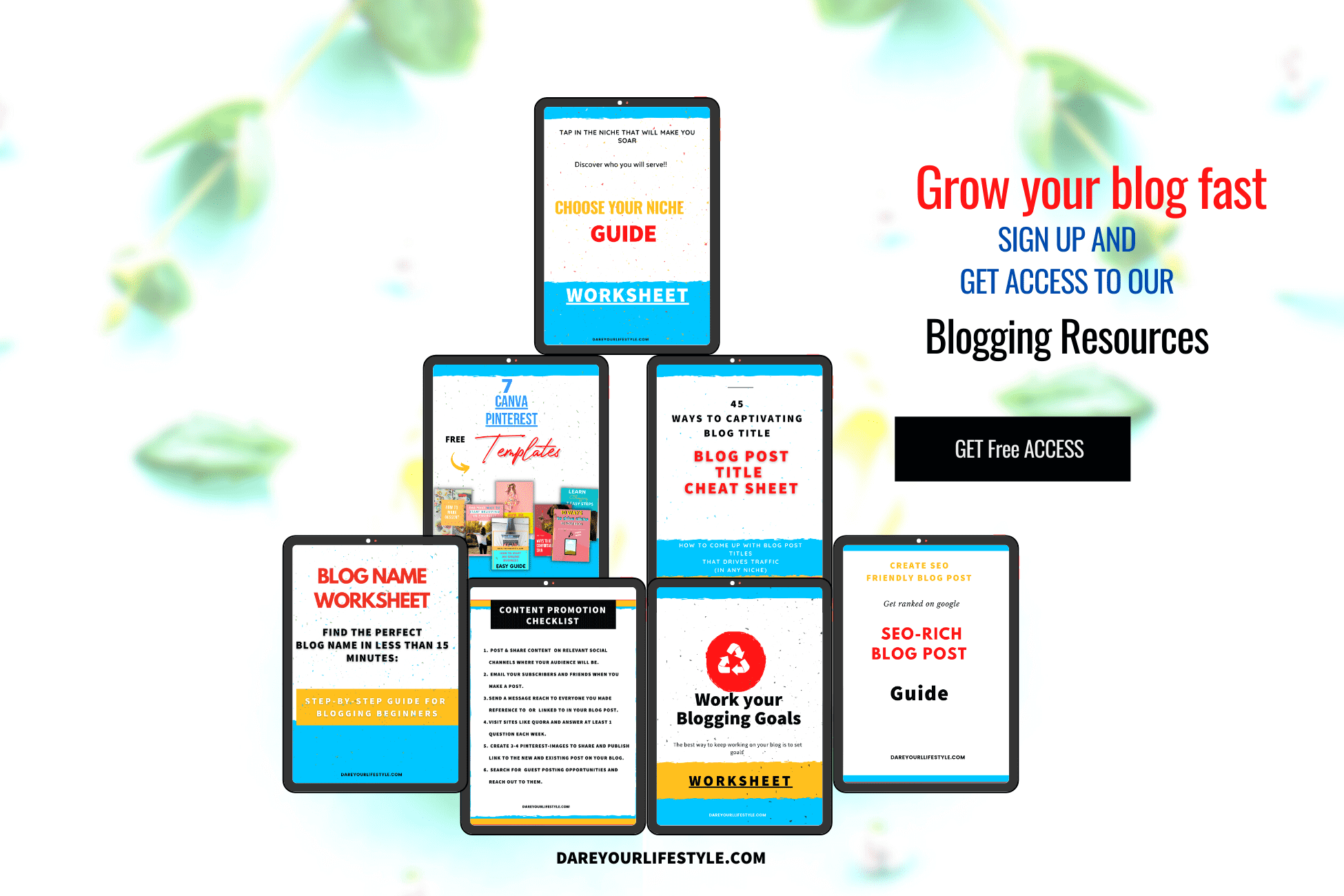 free blogging resources to grow your blog
