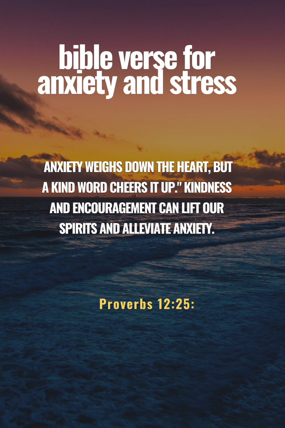 Bible Verses About Stress and Worry