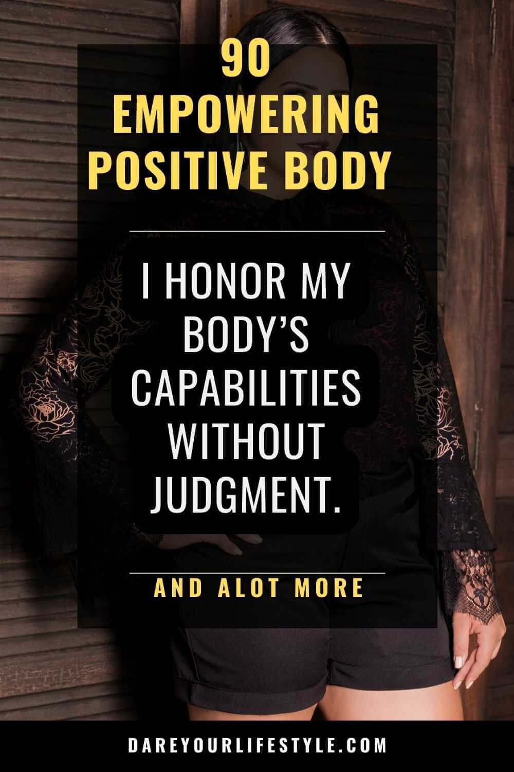 Positive Body Image Affirmations 