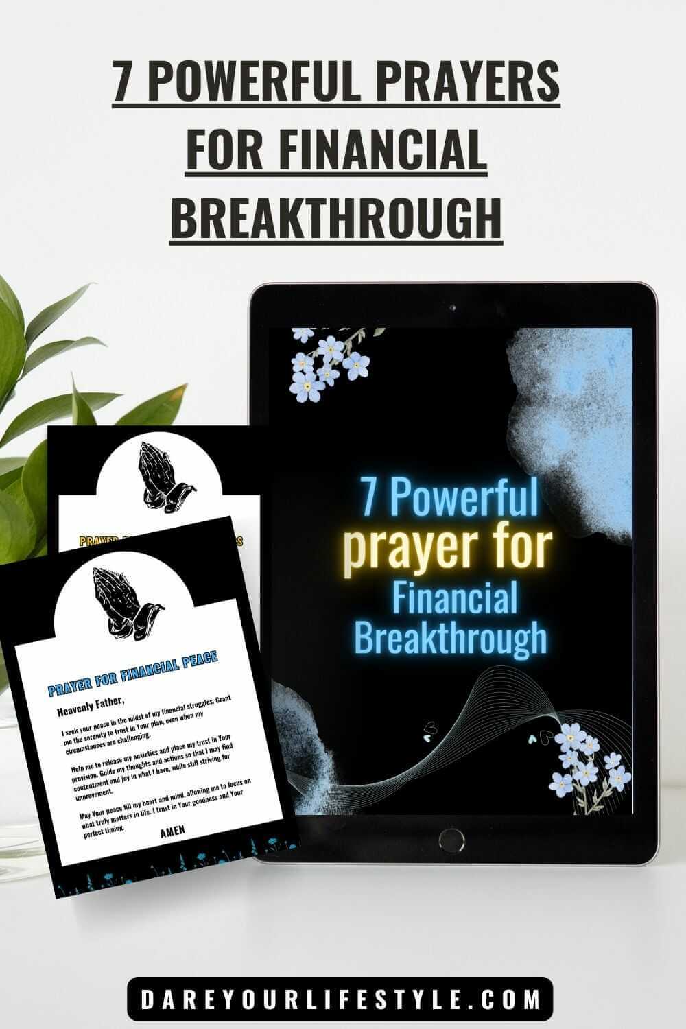 prayers For Financial Breakthrough Downloadable