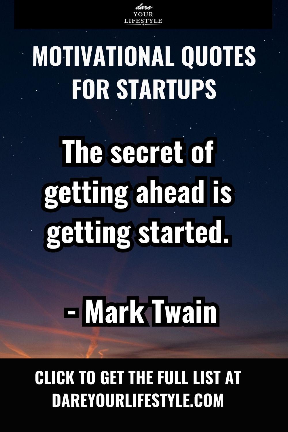 Motivational Quotes for Startups