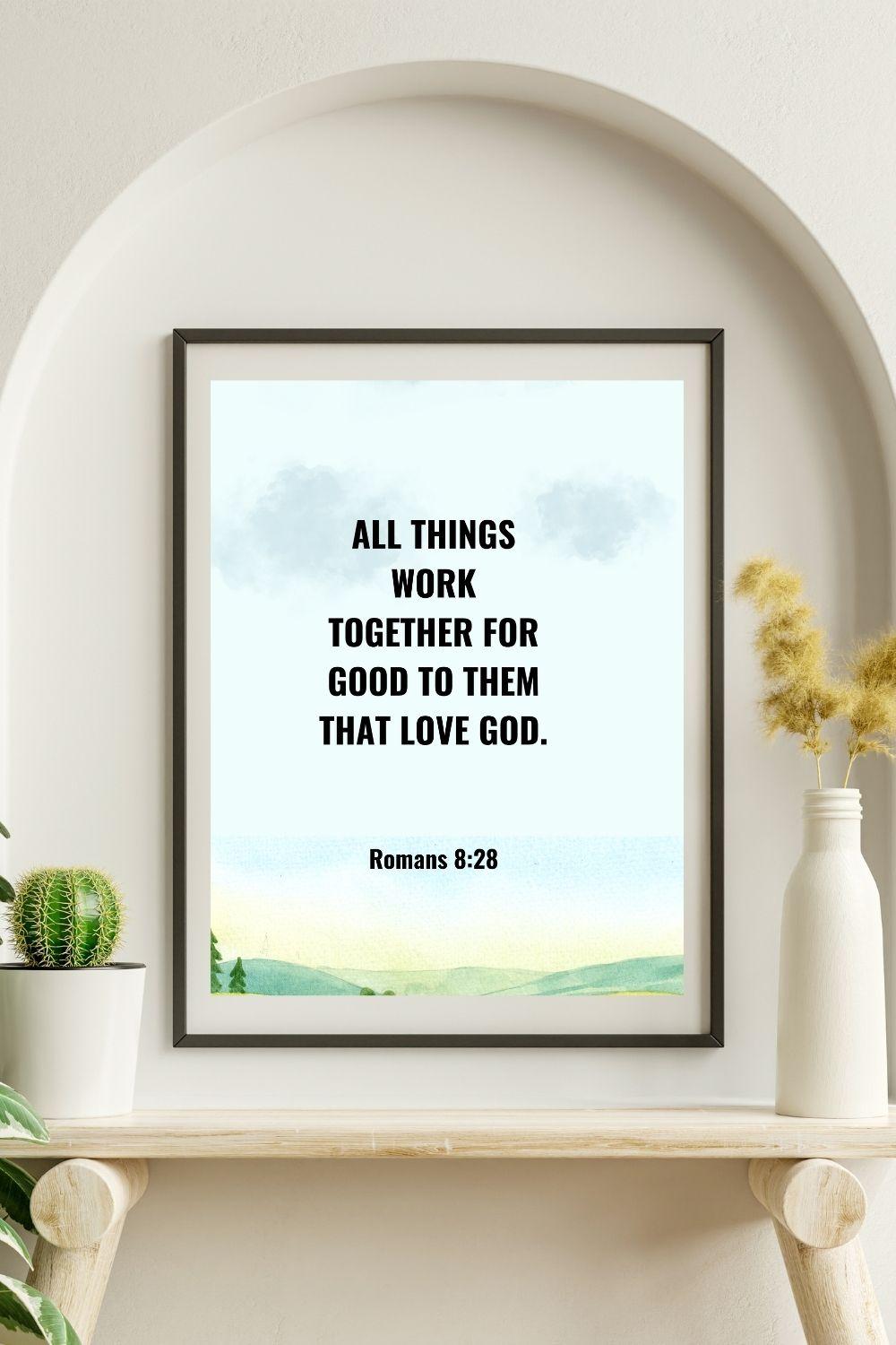 verse free home decor wall art printable