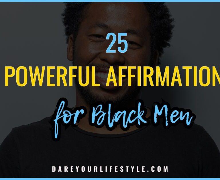 affirmations for black men