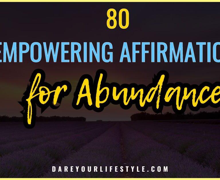 Affirmations for Abundance