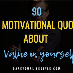 quotes about value in yourself