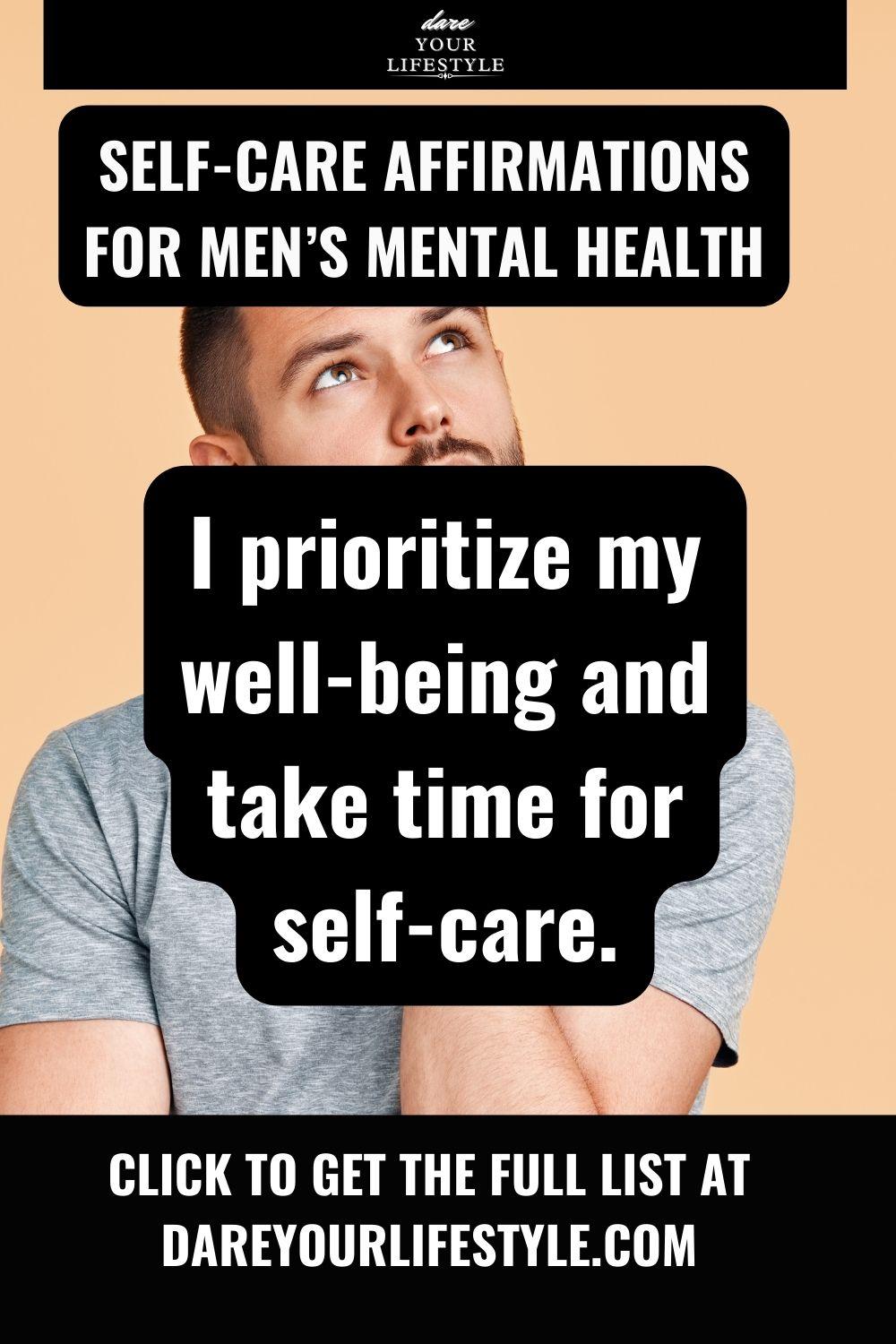 Self-Improvement Affirmations for Men