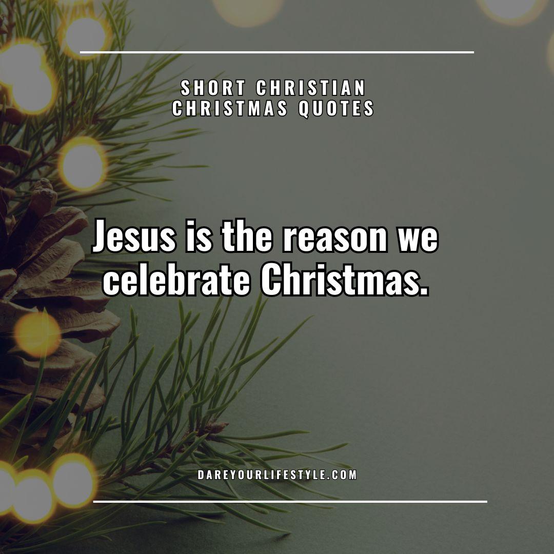 Short Christian Christmas Quotes