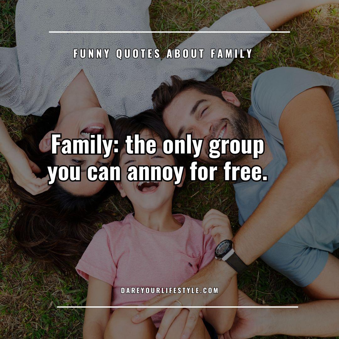 Funny Quotes About Family