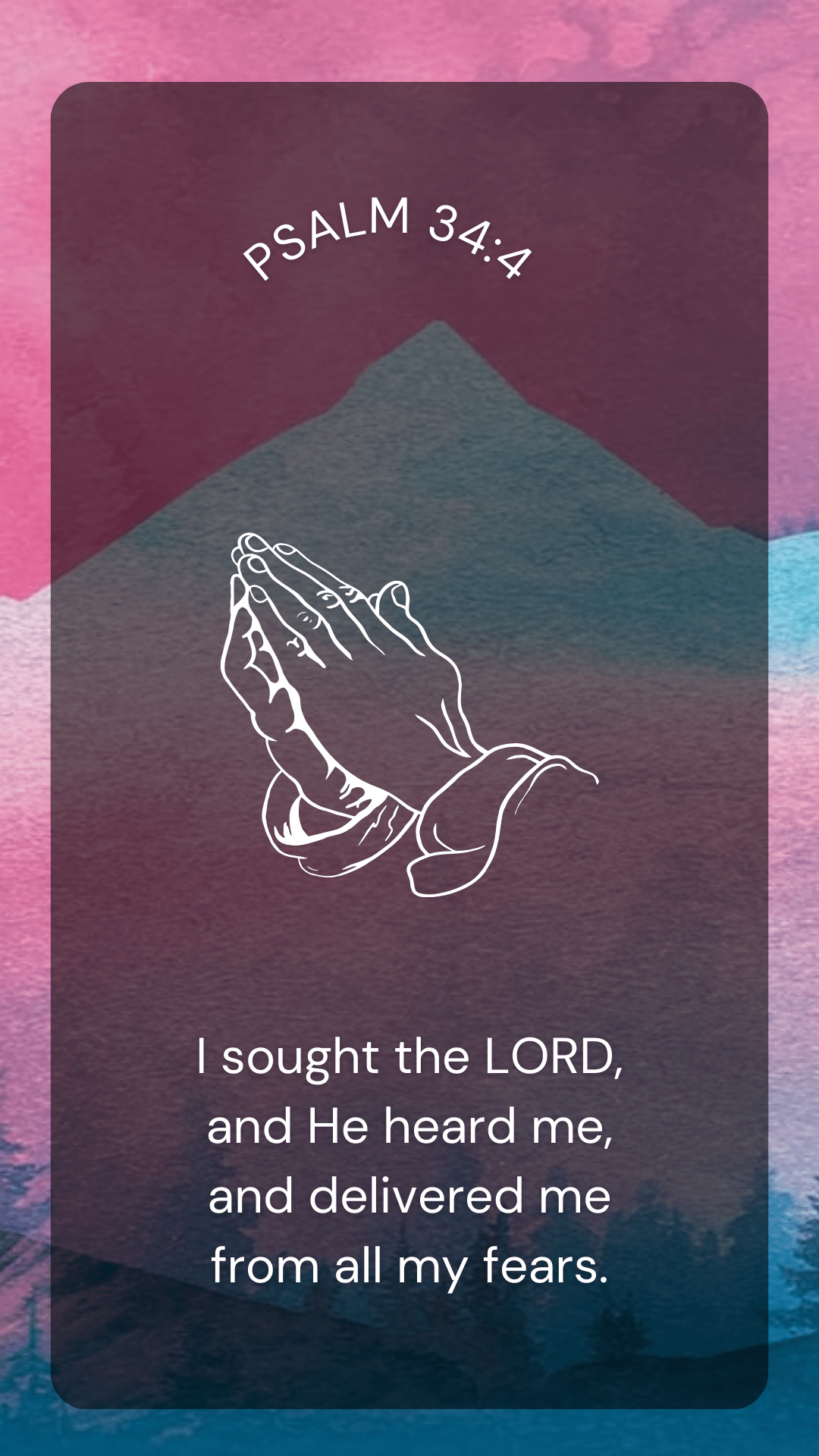 Christian wallpaper with psalms
