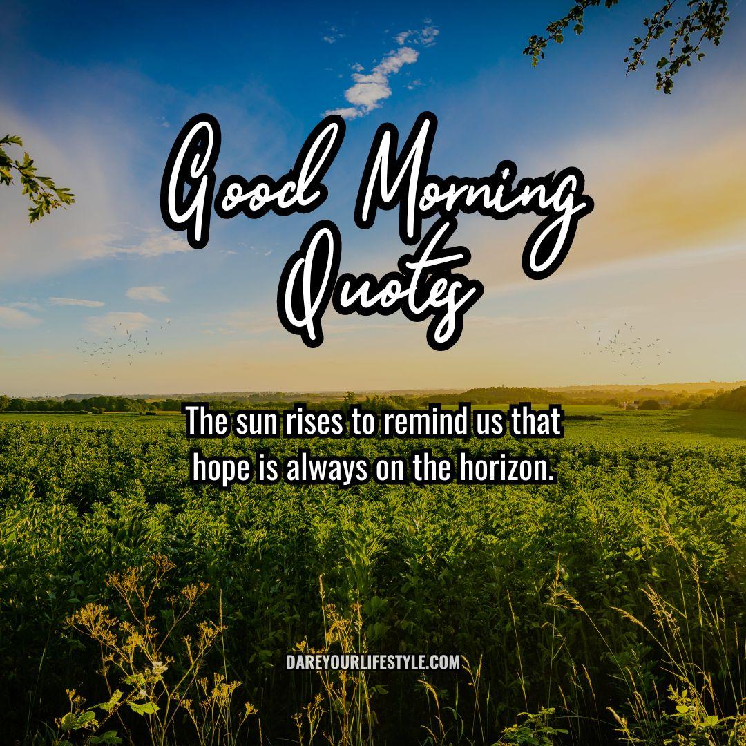 Good Morning Images with positive words