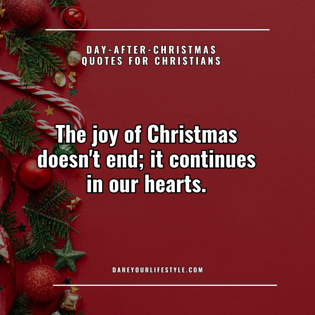 Day-After-Christmas Quotes for Christians