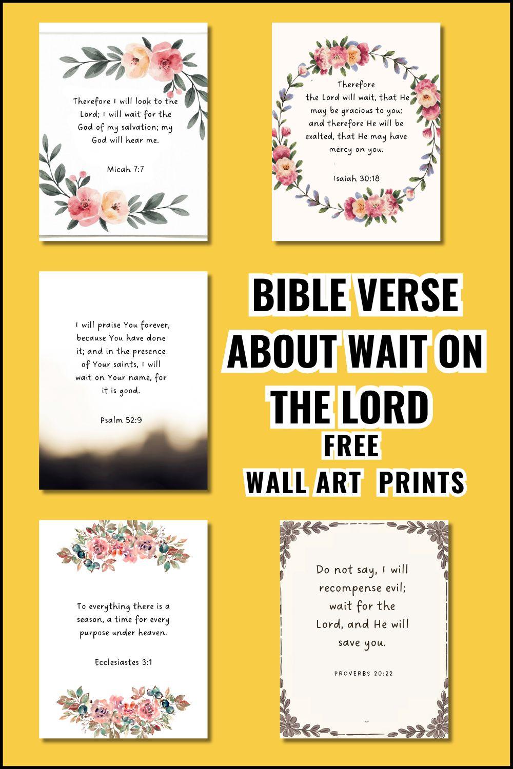 Bible Verses About Waiting on the lord