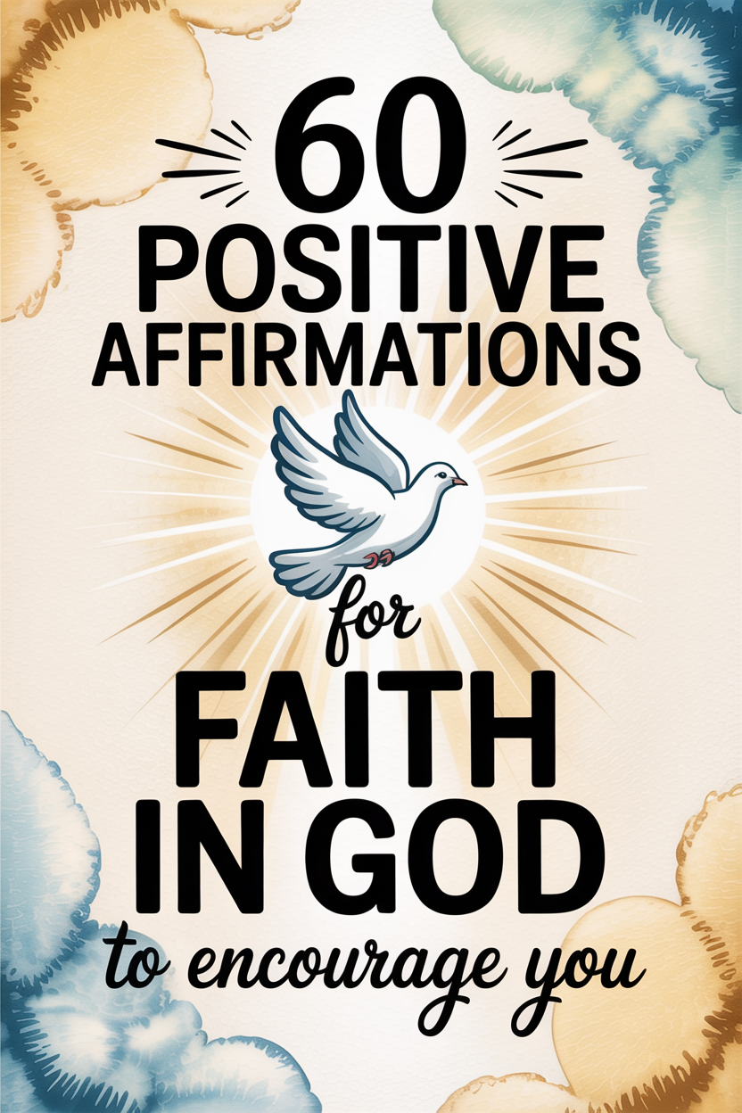 60 Positive Affirmations For Faith in God 2 60 Positive Affirmations For Faith in God To Encourage you