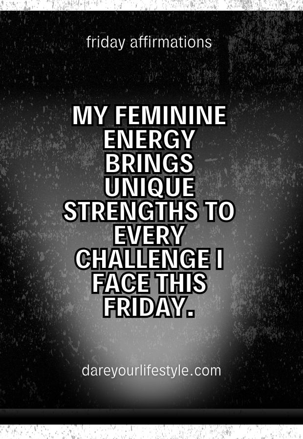 Friday Affirmations for Women