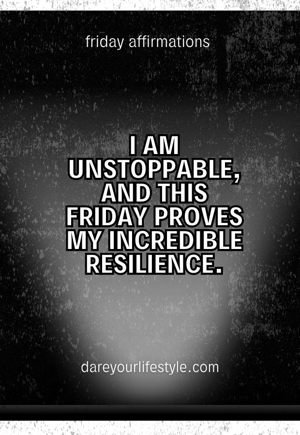 Friday Affirmations Motivation