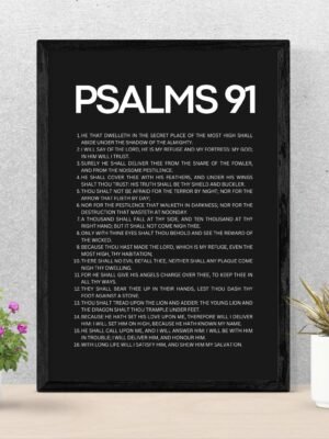 Psalm 91 printable wall art