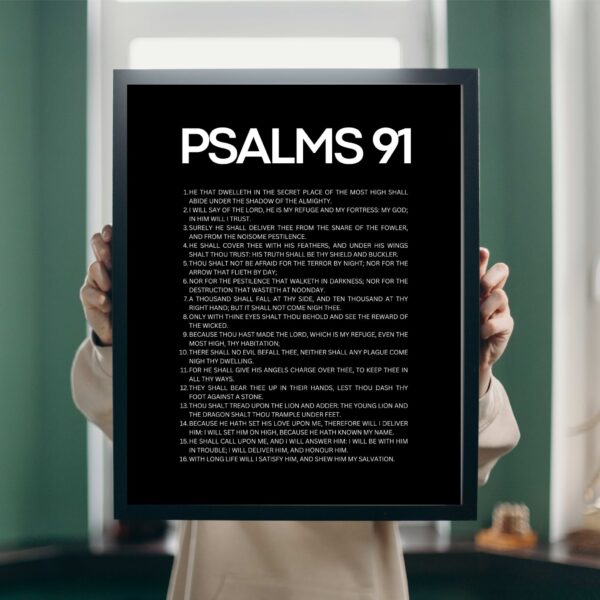 Psalm 91 printable wall art