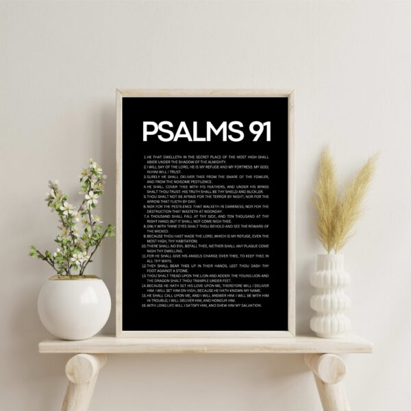 Psalm 91 printable wall art