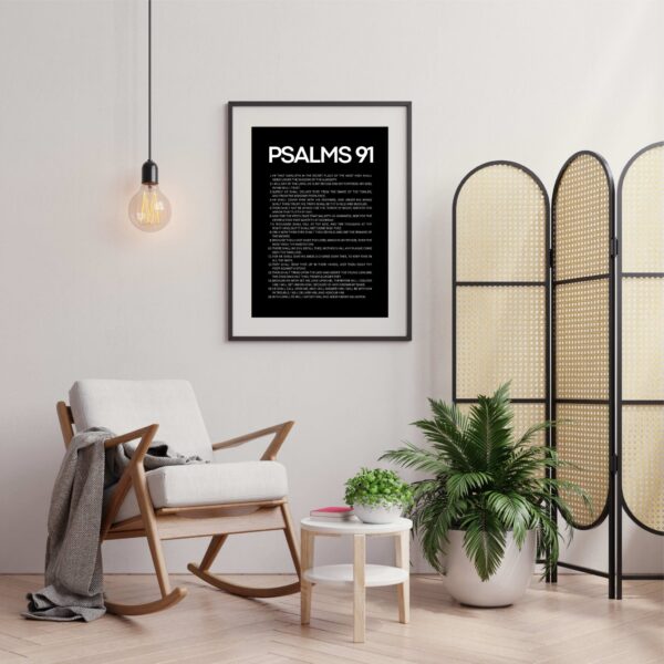 Psalm 91 printable wall art