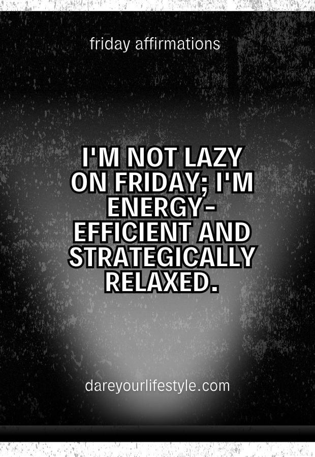 Friday Affirmations Funny