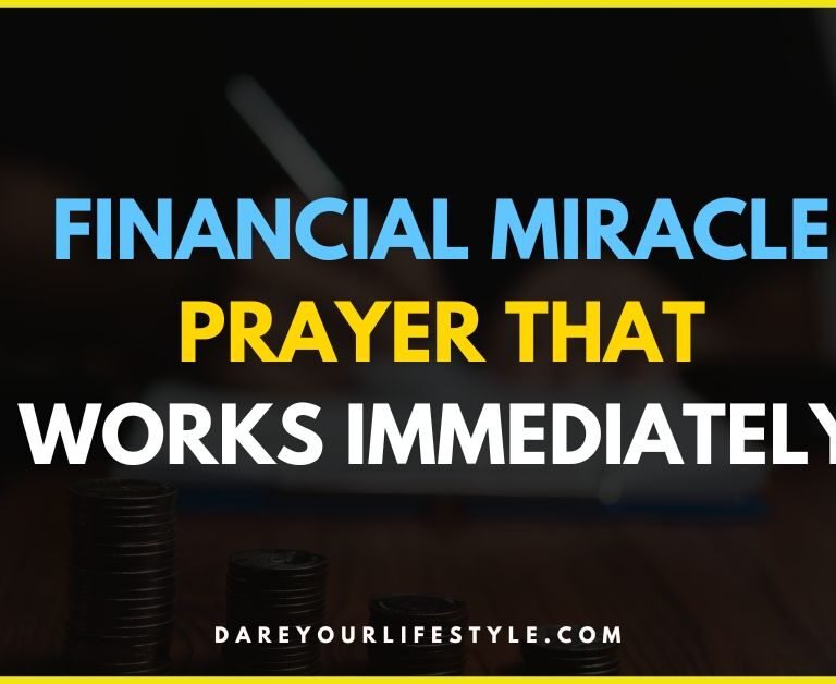 Financial Miracle Prayer That Works Immediately
