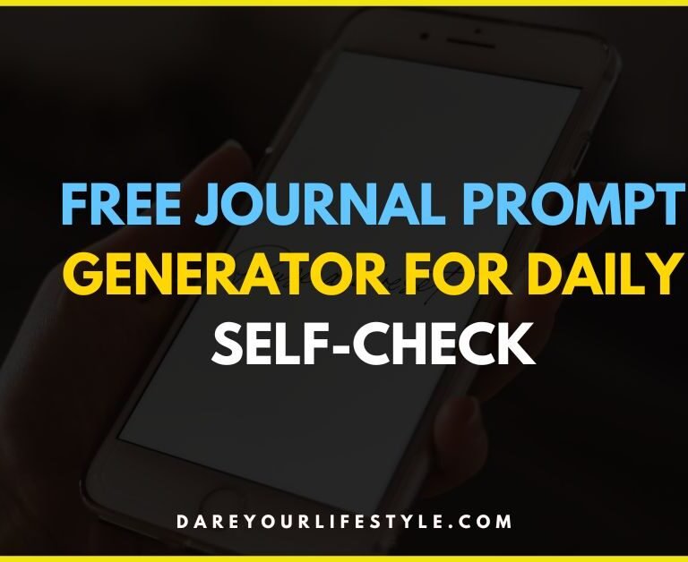 Free Journal Prompt Generator