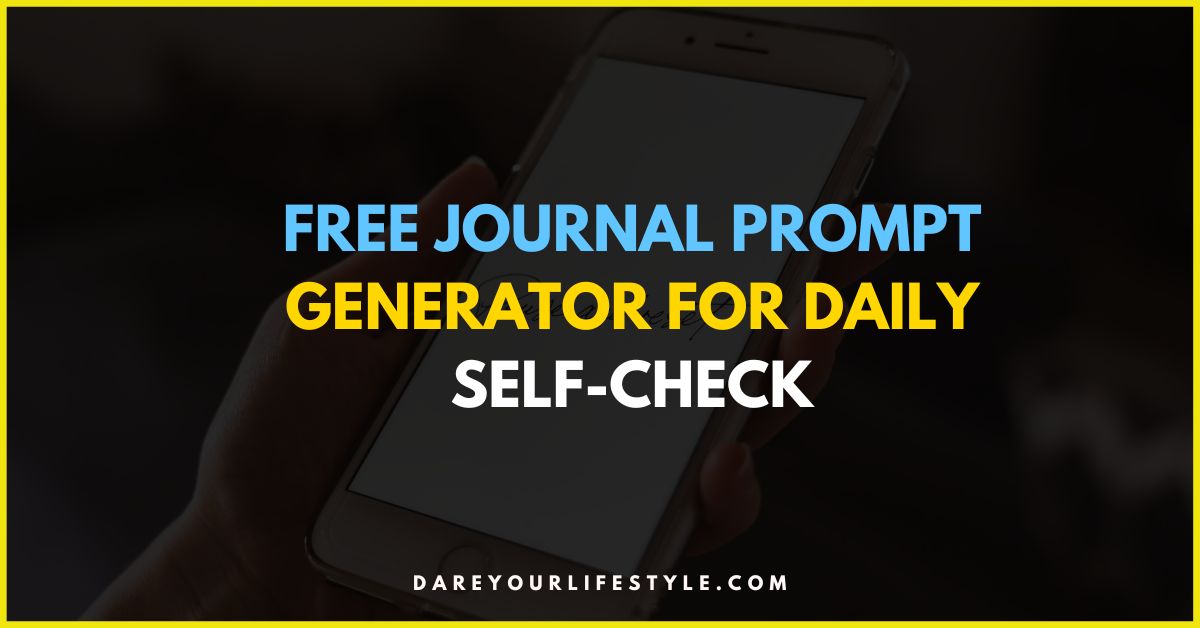 Free Journal Prompt Generator