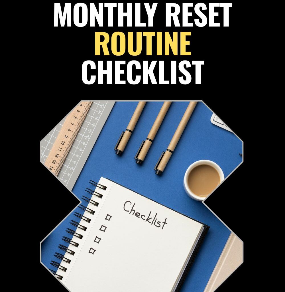 Powerful Monthly Reset Routine Checklist to Stay on Track 2 Monthly Reset Routine Checklist (1)