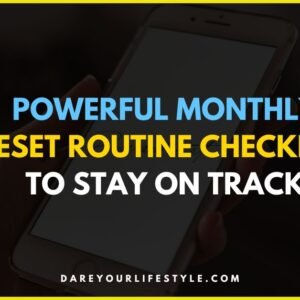 Monthly Reset Routine Checklist