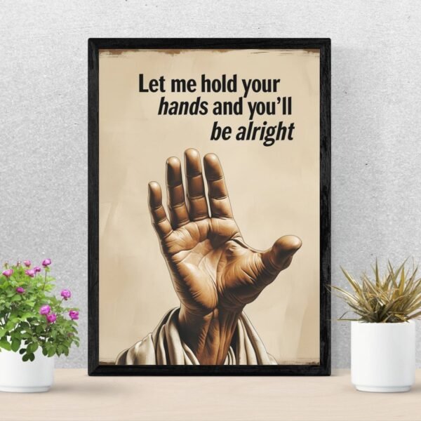 Hand of God wall art decor