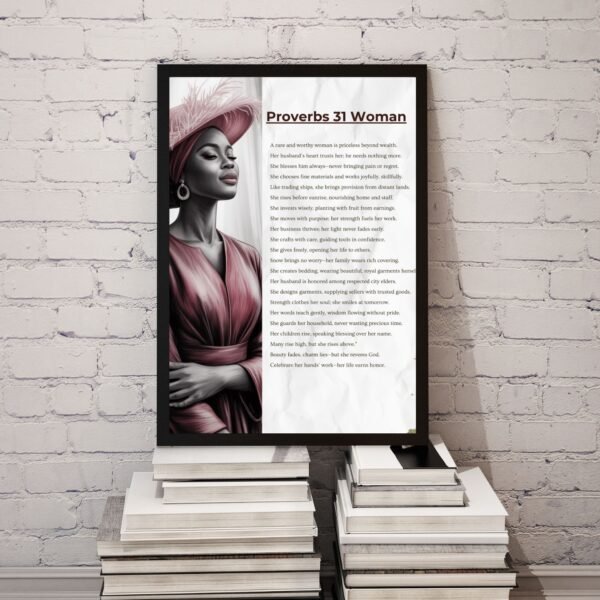 Godly Woman Wall Art Print