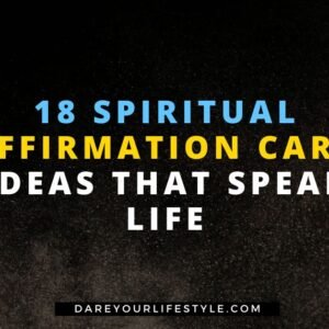Spiritual Affirmation Card Ideas