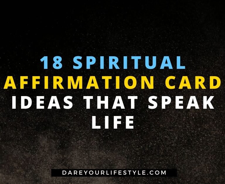 Spiritual Affirmation Card Ideas