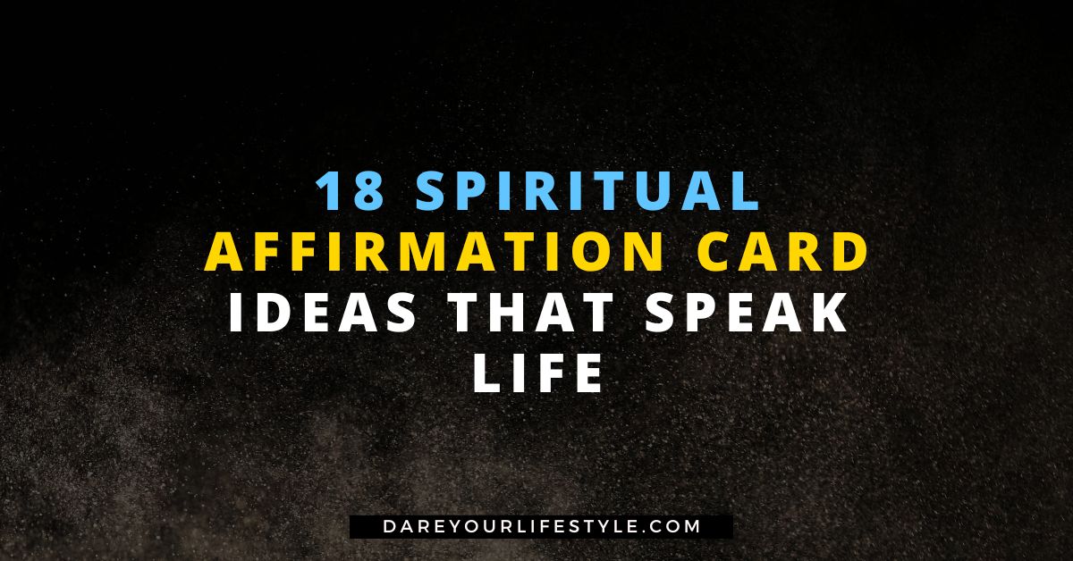 Spiritual Affirmation Card Ideas