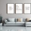 home Office Quotes Motivational Wall Art