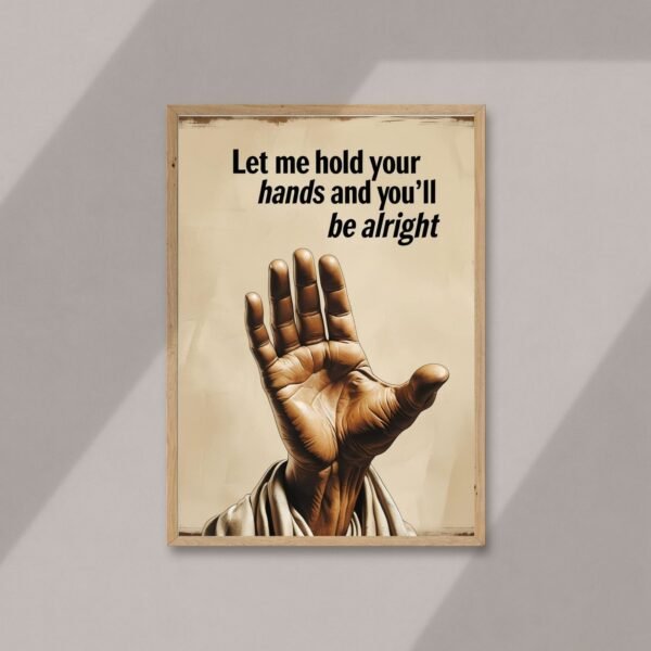 The Hand of God wall art decor