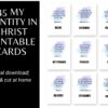 Identity in Christ printable cards