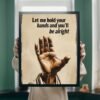The Hand of God wall art print decor