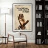 The Hand of God wall art print