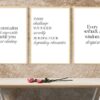 3 Set Office Quotes Motivational Wall Art