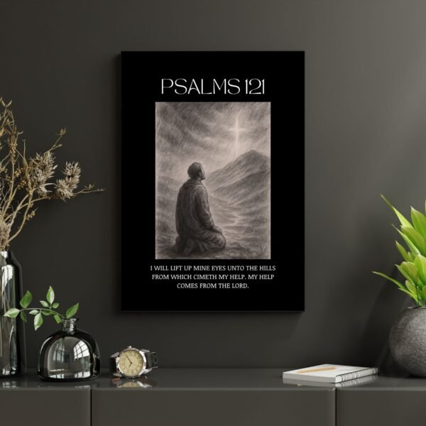 psalms 121 wall art print