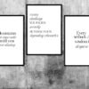 office wall art quotes print