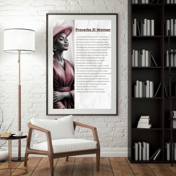 Godly Woman Wall Art Print