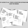 Biblical Affirmation Cards for Women of Faith