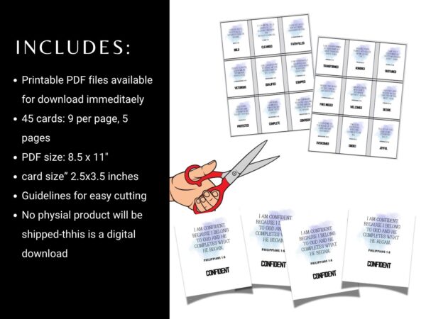 Biblical identity quotes printable
