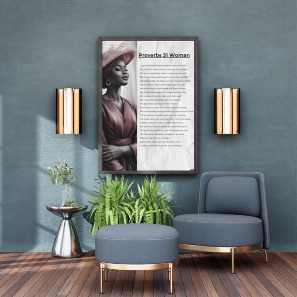 Godly Woman Wall Art Print