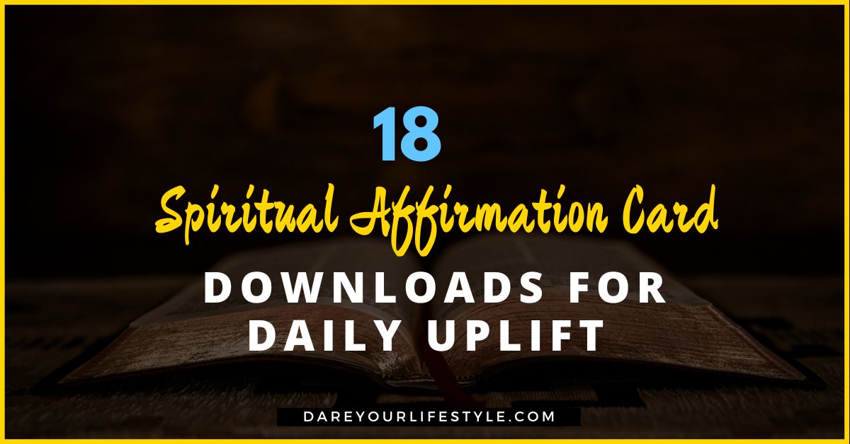 Spiritual Affirmation Card Downloads