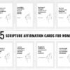 Scripture Affirmation Cards for Women