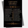 God’s Love Affirmation Wall Art Print
