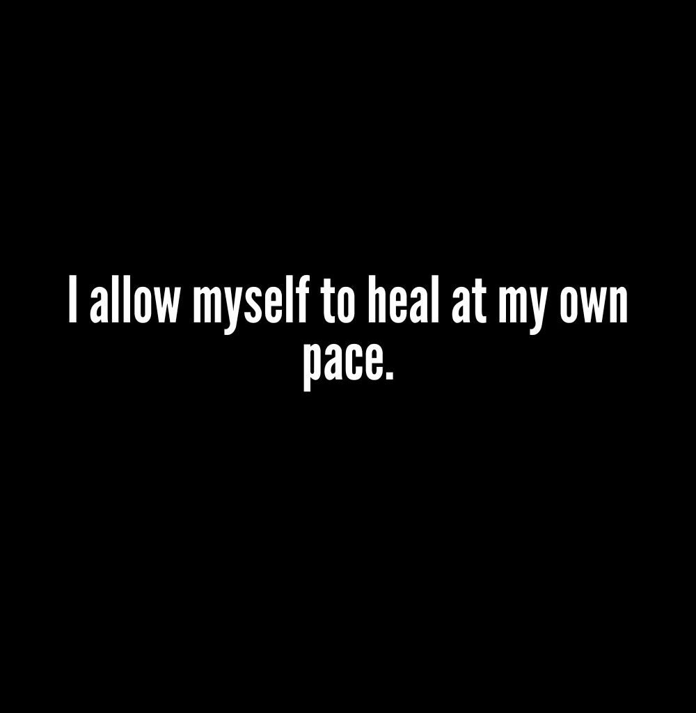 Self Acceptance Affirmations for Healing